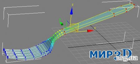 Моделирование столовой вилки в 3D MAX