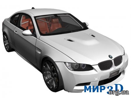 Модель автомобиля BMW M3 E92 для 3D MAX