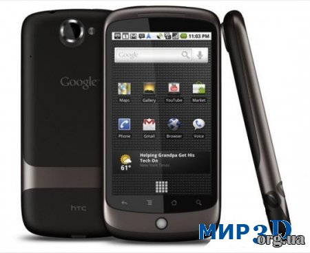 Моделирование коммуникатора Google Nexus One