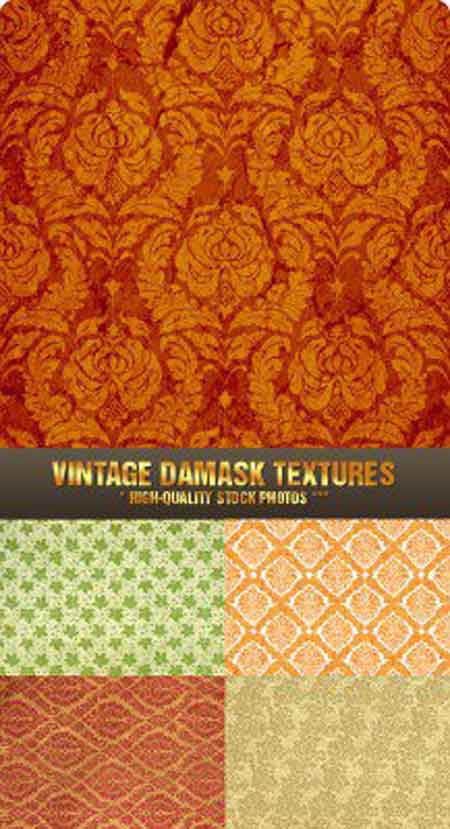 Винтажные дамасские текстуры / Vintage Damask Textures