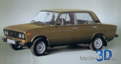 3D Max модель ВАЗ - 2106 «Жигули»/«Lada»