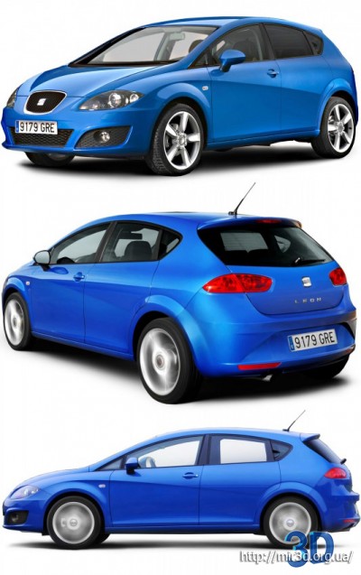 3D Max модель Seat Leon