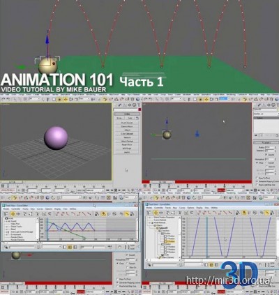 Видео урок. 3D. Анимация. Часть 1.