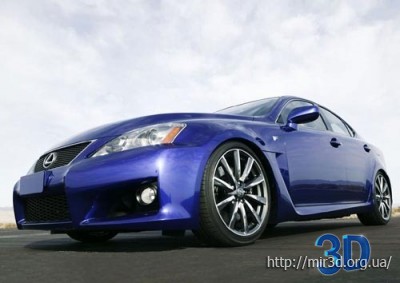 3D модель Lexus IS-F