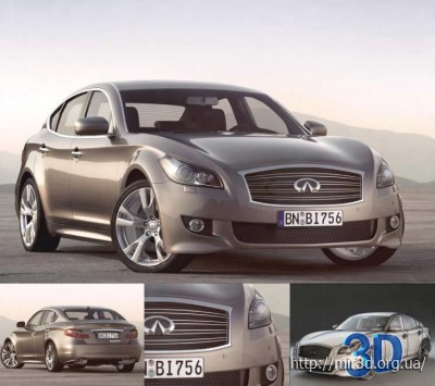 3D модель Infiniti M56