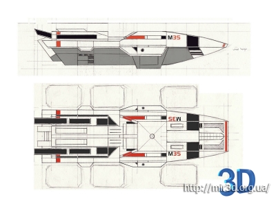 Боевая машина пехоты M35 Mako. Референсы.