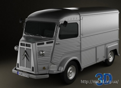 Humster 3D - Citroen H Van 1980: 3D-модель